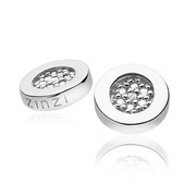 Zinzi ZIO1059 silver earrings with CZ stones