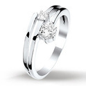 Huiscollectie 1314592 Silver CZ ring