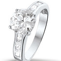 Huiscollectie 1308564 Silver CZ ring