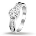 Huiscollectie 1311405 Silver CZ ring