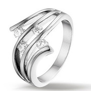 Huiscollectie 1310232 Silver CZ ring