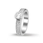 Huiscollectie 1314832 Silver CZ ring