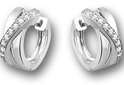 Huiscollectie 1315840 Silver earrings with CZ