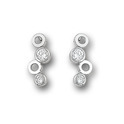 Huiscollectie 1302915 Silver ear studs with CZ