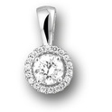 Huiscollectie 1314985 Silver pendant with CZ