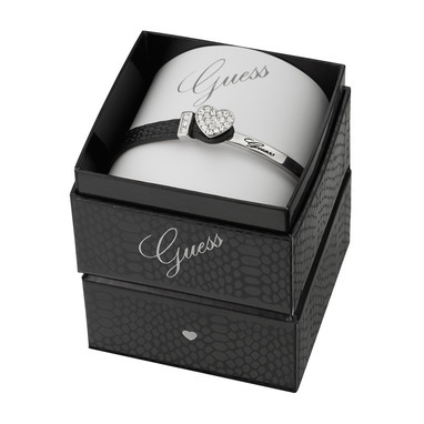 Guess UBS91307 Metal & Leather Heart armband