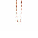 Zinzi ZI45BOLR Silver necklace rosegold plated
