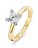 Blush 1122BZI Bicolor gouden ring met zirkonia 1