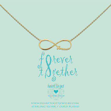 Heart to get N181IFO13G forever together ketting goud