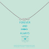 Heart to get N183IDO13S forever and always ketting zilver 1