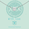 Heart to get N51CWL12S with love ketting zilver 1