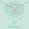 Heart to get N52CLV12S endless love ketting zilver 1