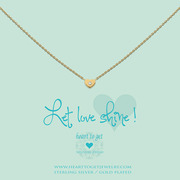 Heart to get N194HEZ13G Let love shine ! necklace gold