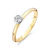 Blush 1124BZI bicolor gouden ring met zirkonia 1