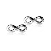 Zinzi ZIO1065 Infinity silver earrings
