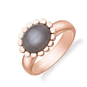 Rabinovich 53303256 pink gold plated moonstone ring
