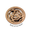Quoins QMOX-07-R Reflection Rose of my Heart disk large