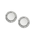 Fossil JF01791040 earrings with CZ