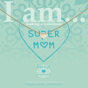 Heart to get IAM436N-SMOM-G Necklace Supermom Heart silver gold colored