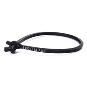 Trollbeads TLEBR-00056 Simple leather bracelet, black