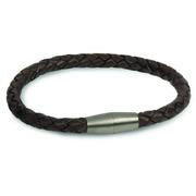 Boccia 0347-03 Braided leather bracelet