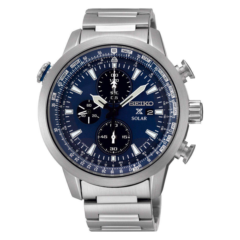 Seiko SSC347P1 Prospex Pilot watch 