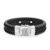Buddha to Buddha 161BL Komang Leather Bracelet Black 1