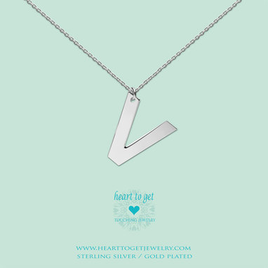 heart-to-get-lb163inv16s-big-initial-letter-v-including-necklace-40-8cm-silver