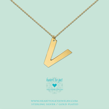 heart-to-get-lb163inv16g-big-initial-letter-v-including-necklace-40-8cm-goldplated
