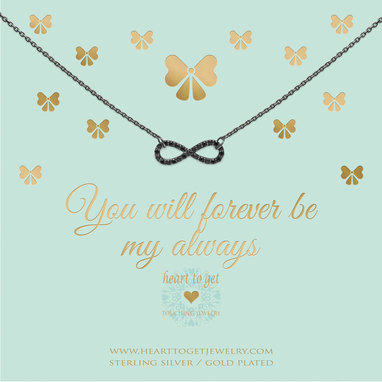 heart-to-get-n269inb14os-necklace-infinity-jet-black-crystal-you-will-forever-be-my-always-oxidized-silver