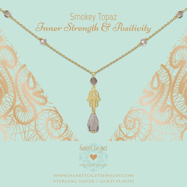 heart-to-get-n319gcls16g-necklace-gemstone-with-charm-hamsa-teardrop-gemstone-smokey-topaz-inner-strength-positivity-goldplated