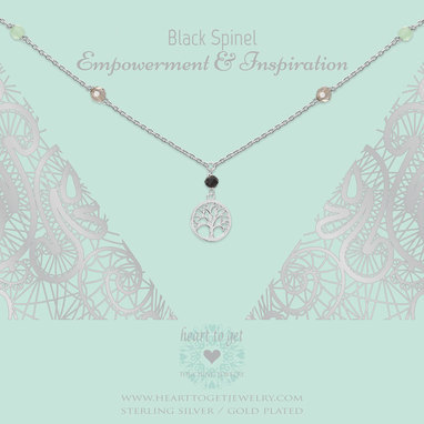 heart-to-get-n327gmtb16s-necklace-gemstone-multicolour-with-charm-tree-of-life-black-spinel-empowerment-inspiration-silver