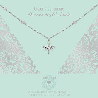 heart-to-get-n329gmdg16s-necklace-gemstone-multicolour-with-charm-dragonfly-green-aventurine-prosperity-luck-silver