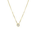 Huiscollectie 4017977 yellow gold necklace with pendant