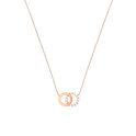 Huiscollectie 4400687 rosegold necklace with pendant