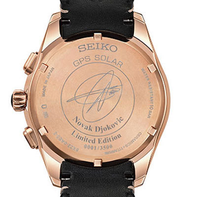 Seiko ASTRON SSE105J1 GPS Solar World-Time Novak Djokovic Limited Edition horloge