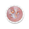 Mi Moneda LUN-28-L Luna Light Pink Stainless Steel Disc With Silver And Rosegold Toned Flakes 1