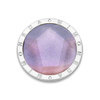 Mi Moneda LUZ-41-S Luz Ice Blue Stainless Steel Sparkling Disc With Special Cut 1