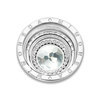 Mi Moneda SW-CARI-01-L Cariňa Stainless Steel Open Disc With Swarovski Crystals And Xs Moneda 1