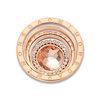 Mi Moneda SW-CARI-03-L Cariňa Stainless Steel Rosegold Plated Open Disc With Swarovski Crystals And Xs Moneda 1