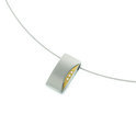 Boccia Titanium 0793-04 Bicolor pendant with diamonds