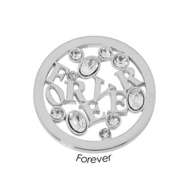 Quoins QMOK-30L-E-CC Swarovski Elements Forever silver