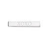 Take what you need TWYN-BAR-XOX-01 Twyn Bar Xoxo Stainless Steel Silver Toned 1