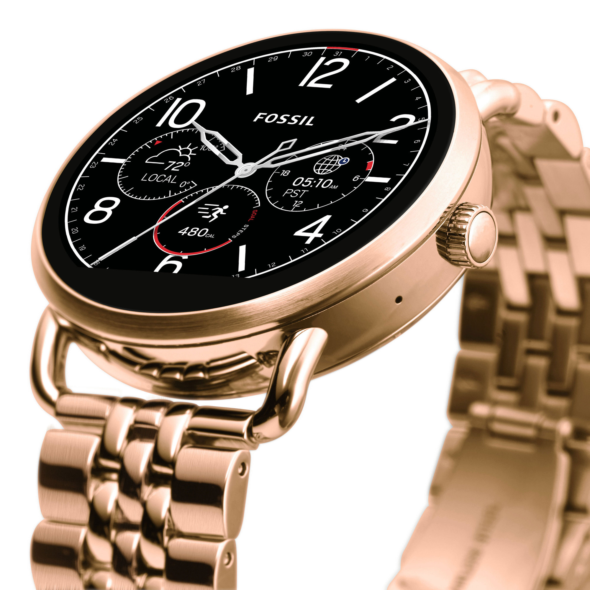 Fossil Q Wander FTW2112 Smartwatch horloge