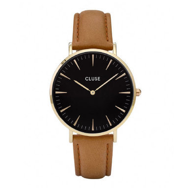 cluse-cl18401-la-boheme-gold-black-caramel-horloge