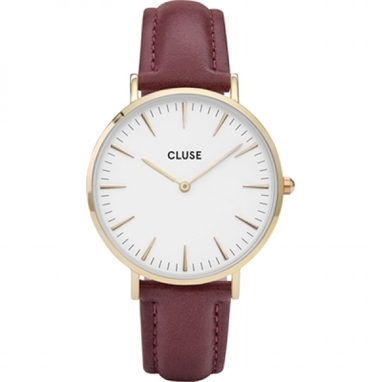 cluse-cl18414-la-boheme-gold-white-marsala-horloge