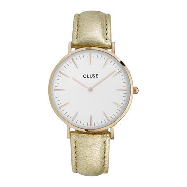 CLUSE CL18421 La Bohème Gold White Gold Metallic horloge