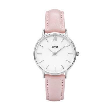CLUSE CL30005 Minuit Silver White Pink horloge