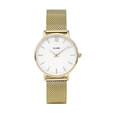 CLUSE CW0101203007 Minuit Mesh Gold White horloge