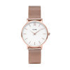 CLUSE CW0101203001 Minuit Mesh Rose Gold White horloge 1